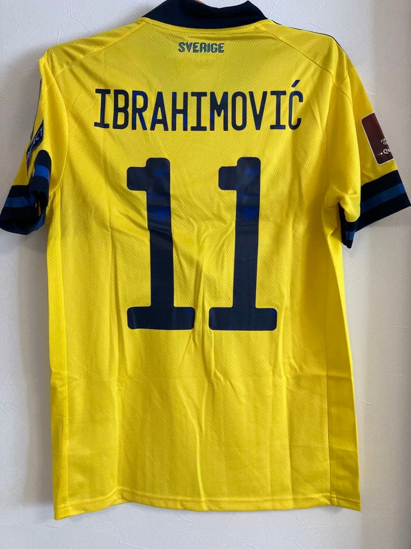 スウェーデン代表イブラヒモビッチ ユニフォームwc予選　ミラン　adidas