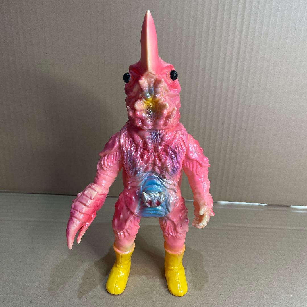 ヤモマーク ヤモマークの大怪獣シリーズ ザリキング　ピンク　ソフビ