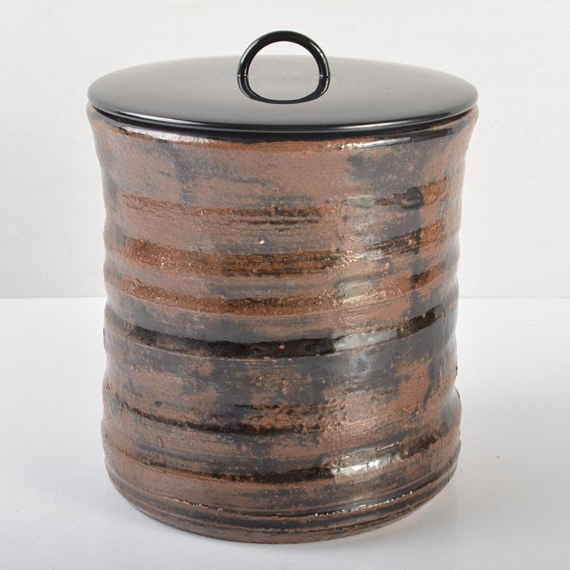 MTaki　古瀬戸祖母懐鉄釉　水指　裏千家十五代鵬雲斎極め箱　MR6575