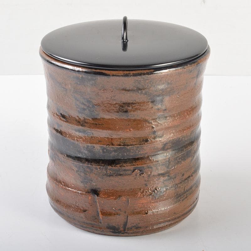 MTaki　古瀬戸祖母懐鉄釉　水指　裏千家十五代鵬雲斎極め箱　MR6575