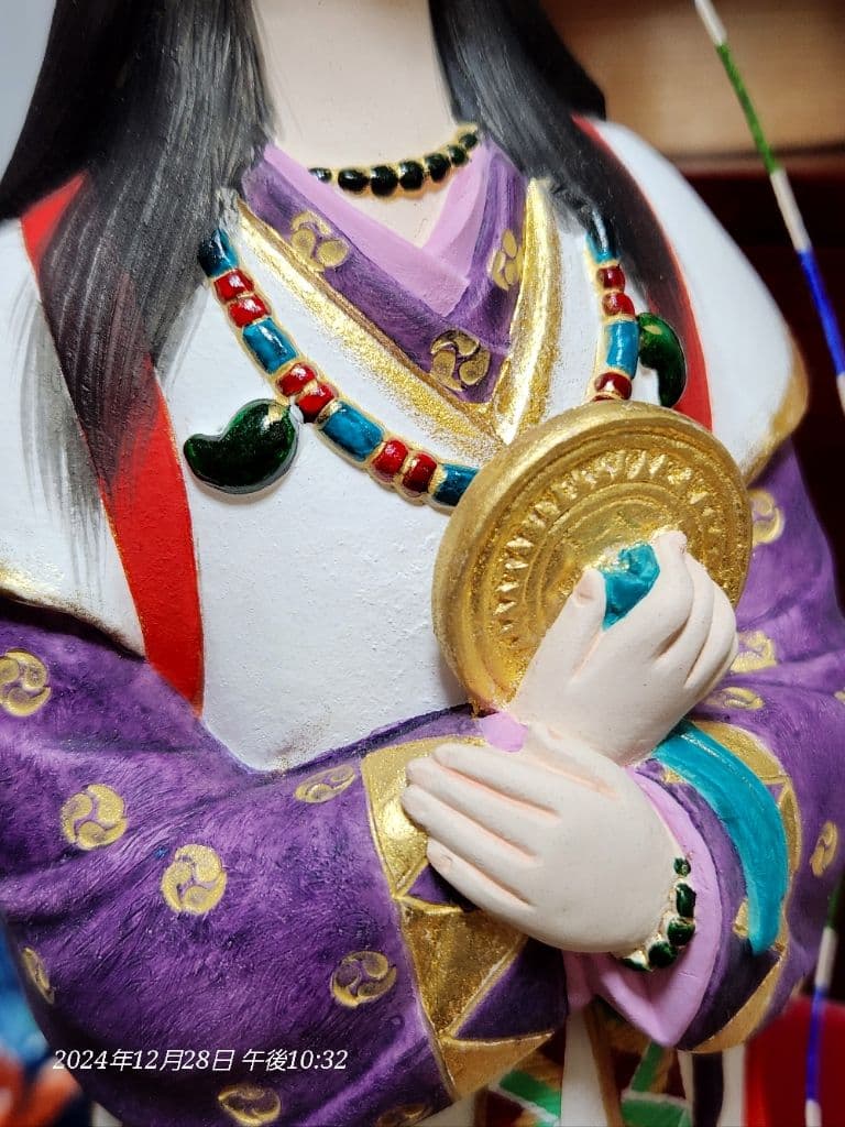 歳末価格　卓越技能保持者 無形文化財保持者 川崎幸子 作 博多人形 卑弥呼