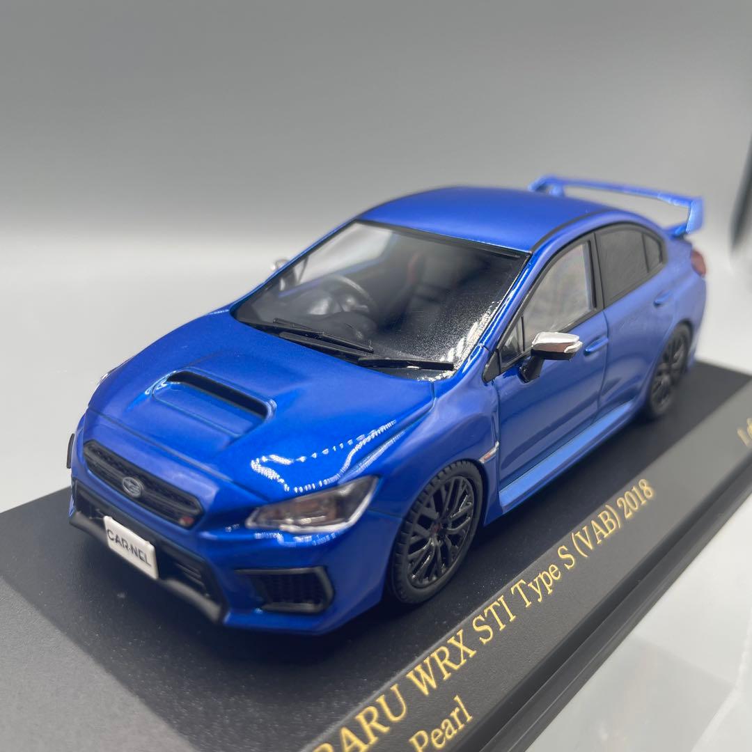 1/43 スバル WRX STI Type S VAB 2018 ブルーパール