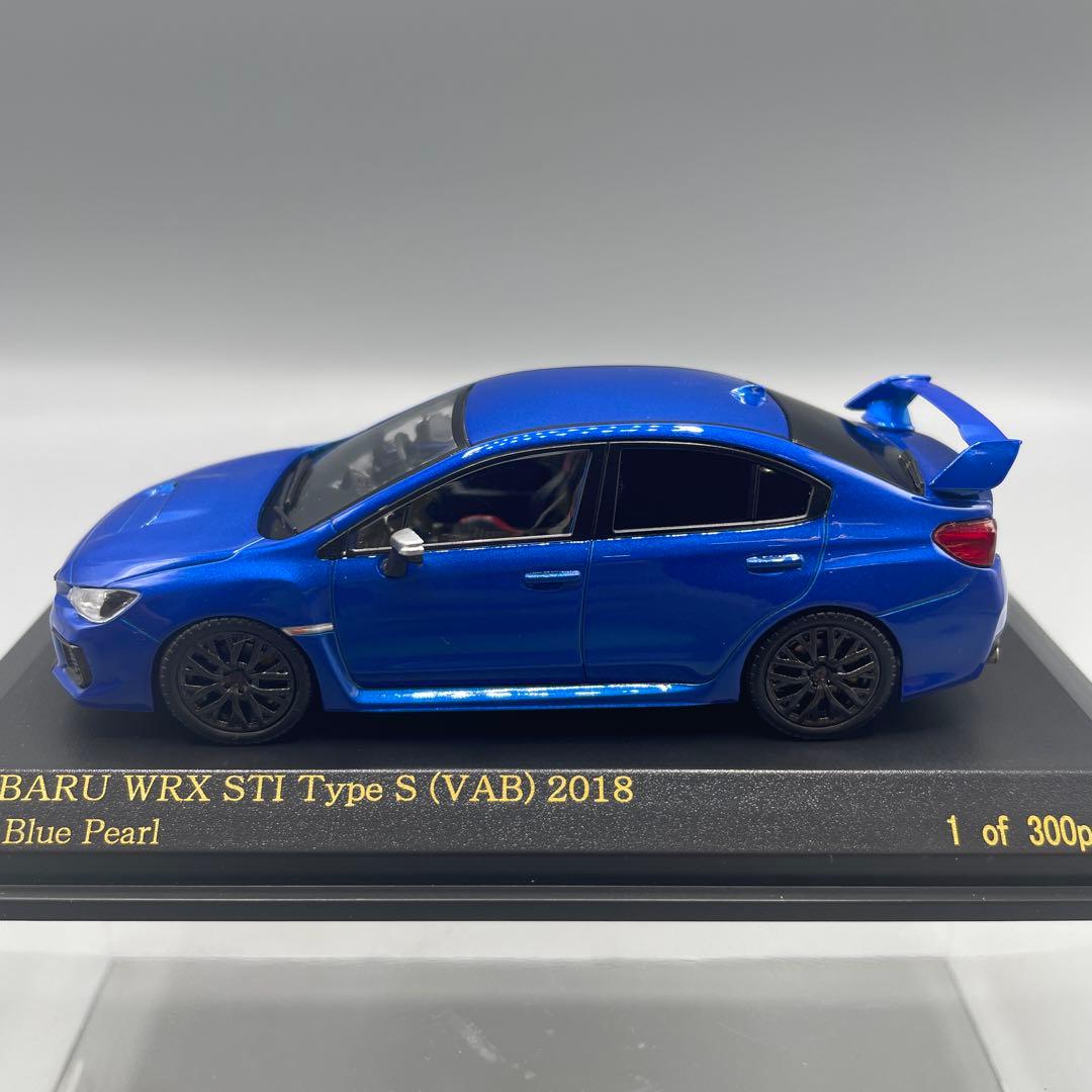 1/43 スバル WRX STI Type S VAB 2018 ブルーパール