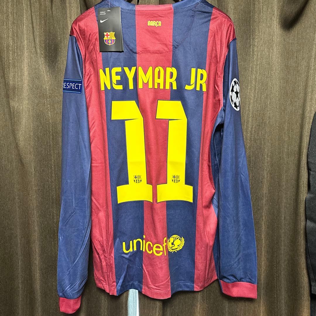 【新品】ネイマール ユニフォーム 長袖 バルセロナ 新品タグ オーセンティック