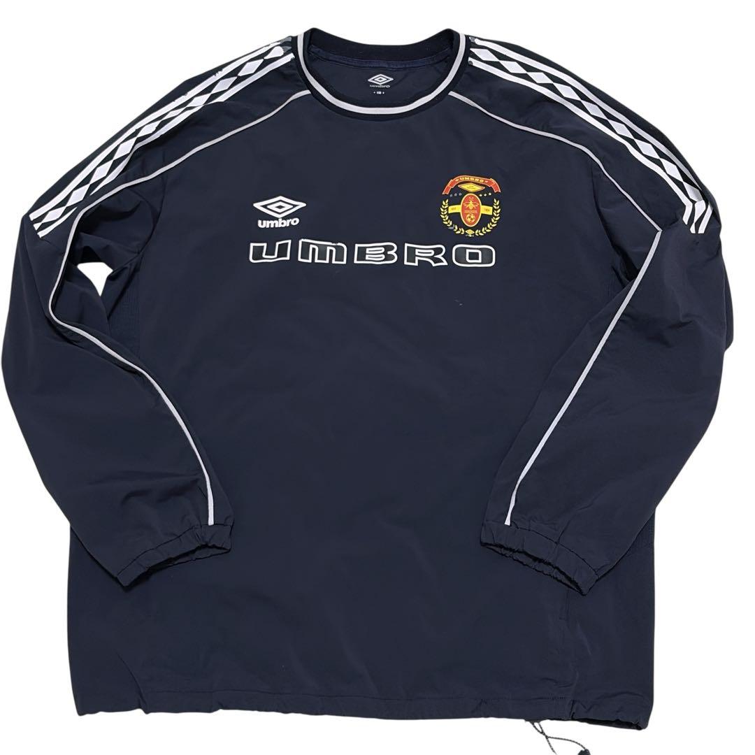 UMBRO マンチェスターユナイテッド　ネイビー 長袖ピステ　ナイロンジャケット
