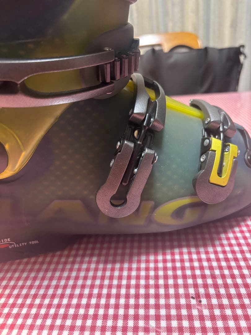 LANGE スキー ブーツ グレー/イエロー