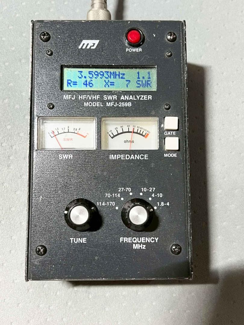 ★MFJ-259B HF/VHF アンテナアナライザー