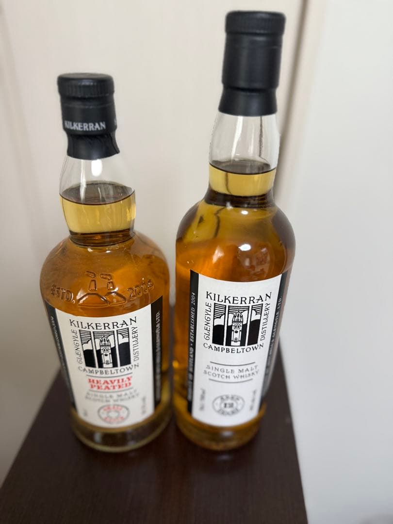 Kilkerran 12年とheavily peated batch 9セット