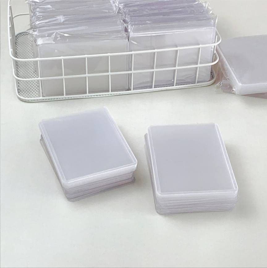 カードホルダー　トップローダー 100枚 透明　横入れ　硬貨　フィルム　トレカ