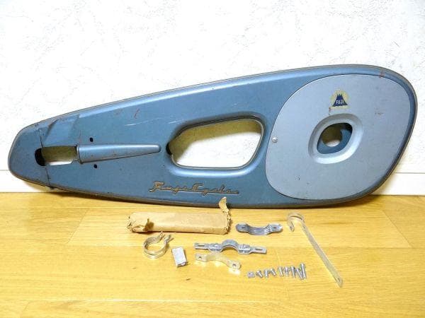 ビンテージ FUJI 富士自転車 チェーンカバー 昭和 レトロ 当時物 現状