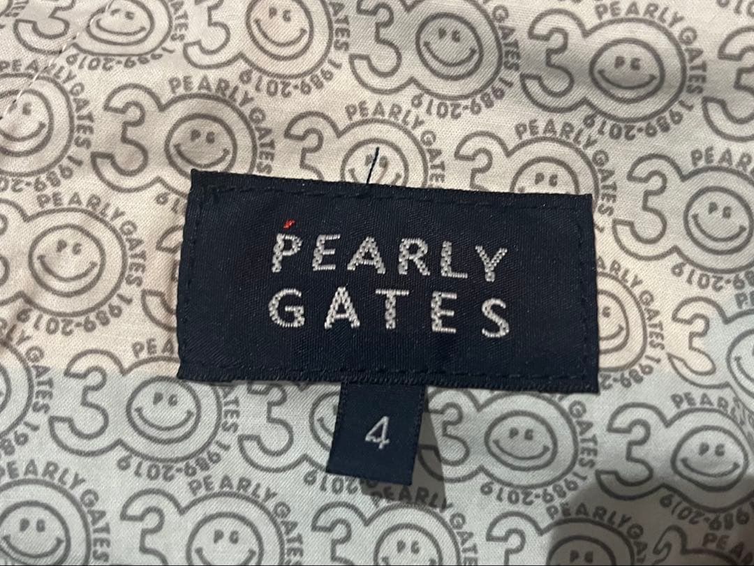 PEARLY GATES グレー系迷彩柄パンツ サイズ4