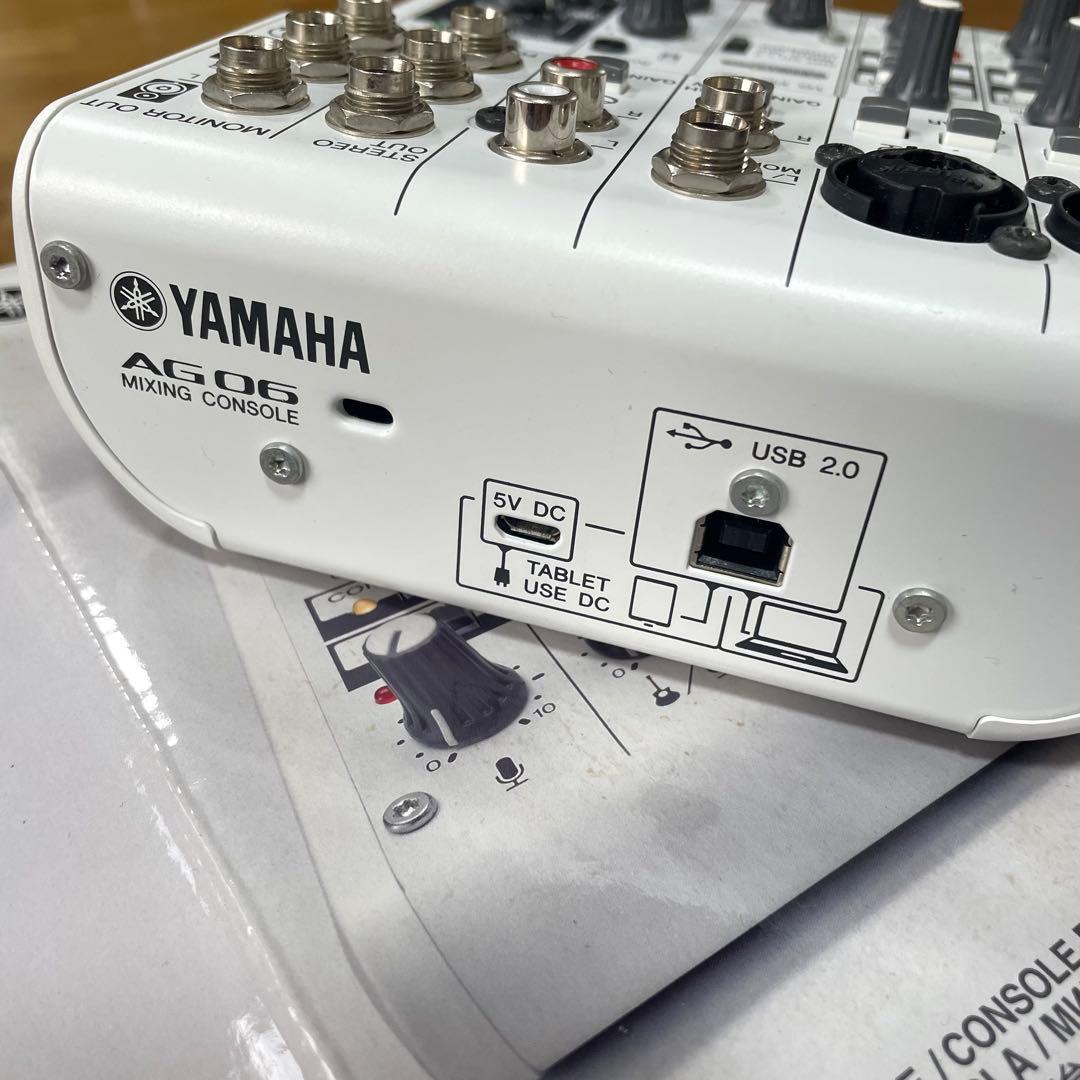 YAMAHA AG06 ミキシングコンソール 配信 ミキサー