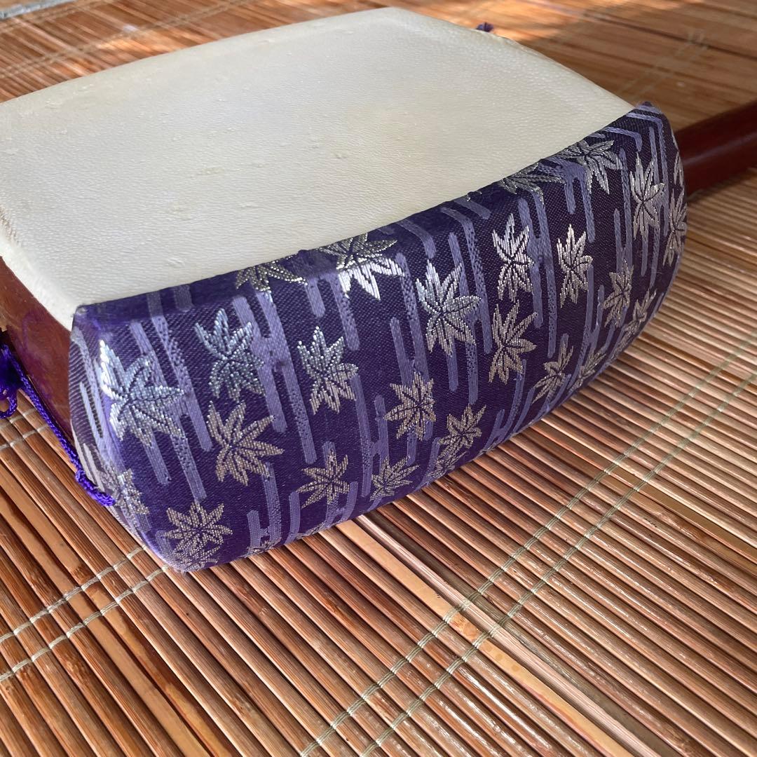 三味線本体 木製 破れあり