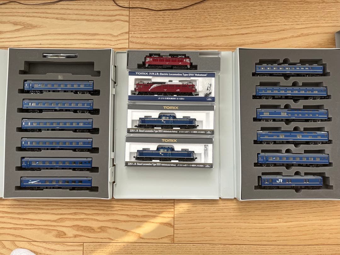 TOMIX 24系25形　北斗星東日本編成　EF81 ED79 DD51 セット