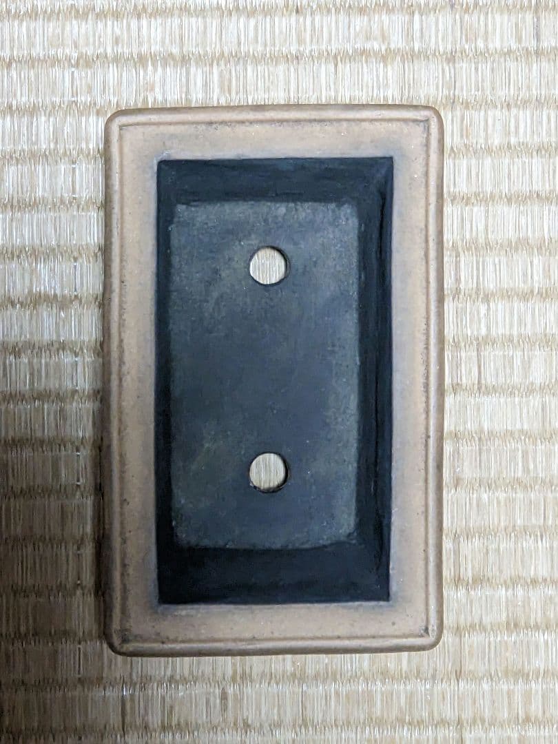 ♦中国 長方形 神獣飾り盆栽鉢 小品盆栽鉢 古玩古美術品 コレクション 骨董品