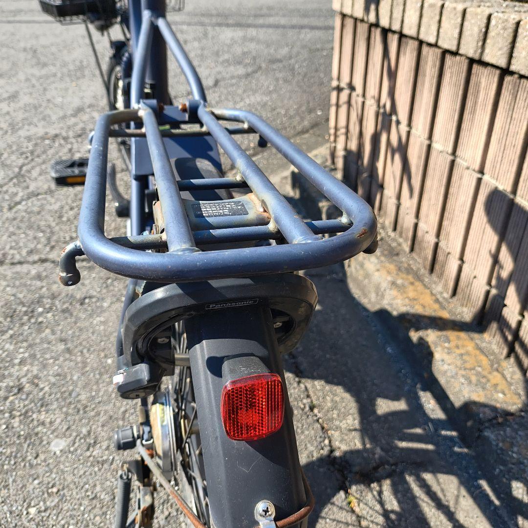 電動アシスト自転車 シティタイプ グレー 前バスケット付き