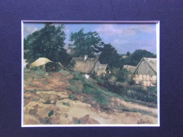 カール・シューフ、シュヴィーロ湖畔フェルヒの家、19世紀外国巨匠作家