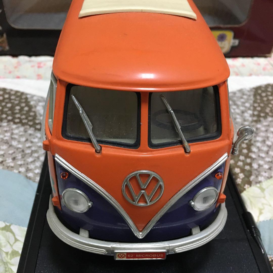 ミニカー☆フォルクスワーゲン　マイクロバス　1/18 アンテーク　インテリア