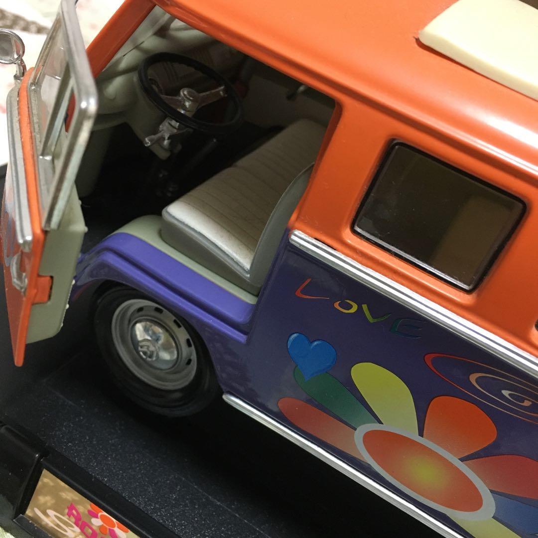 ミニカー☆フォルクスワーゲン　マイクロバス　1/18 アンテーク　インテリア