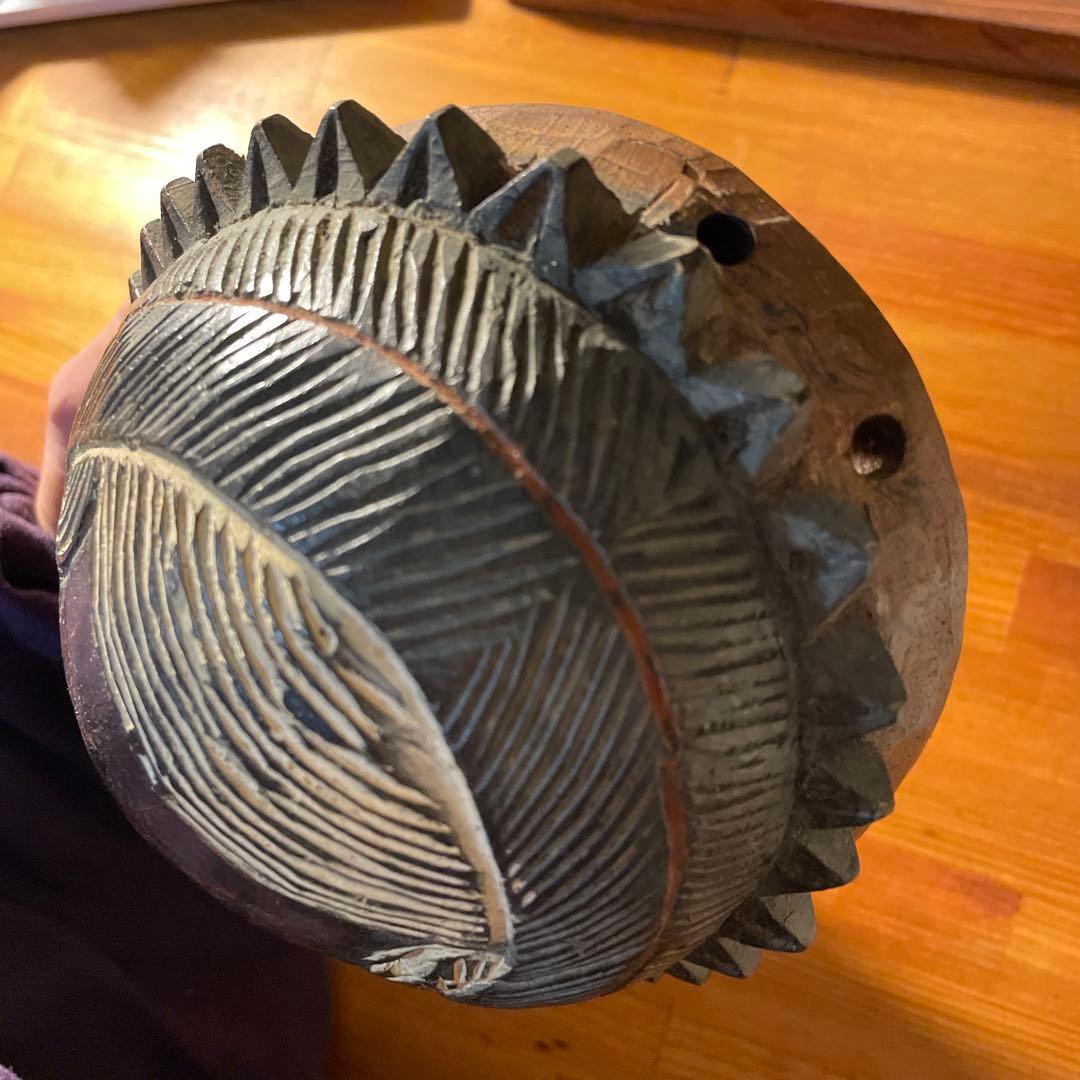 コートジボワール　ヤウレ族　お面　アフリカ　マスク