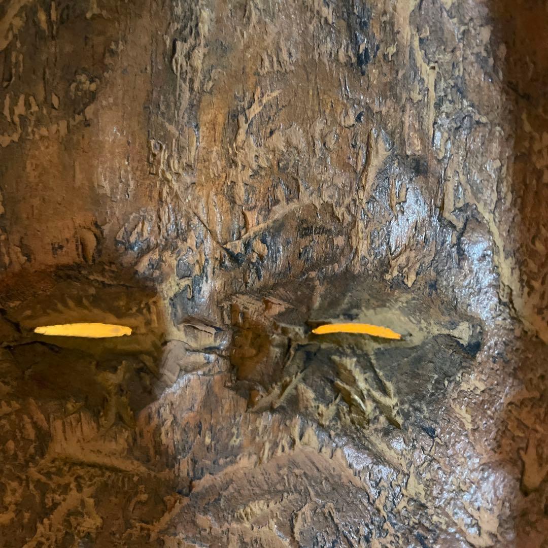 コートジボワール　ヤウレ族　お面　アフリカ　マスク