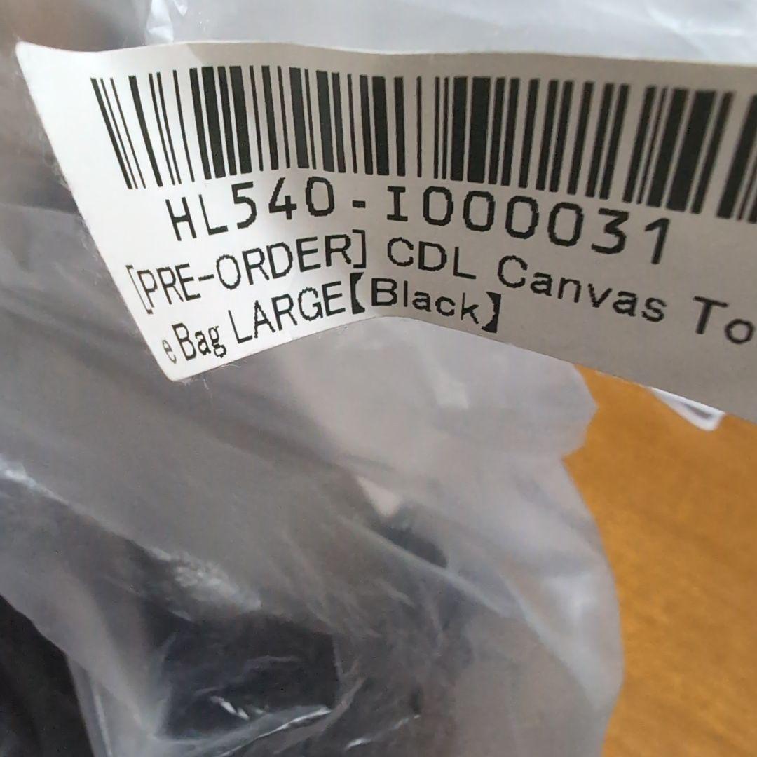 新品・未使用 CDL TOKYOブラック トートバッグ