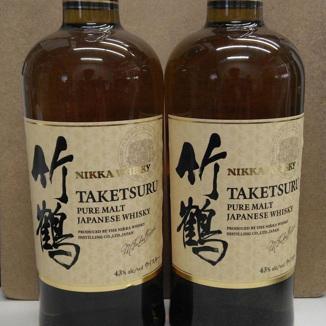 NIKKA TAKETSURU 竹鶴 ウイスキー 700㍉ボトル 2本セット