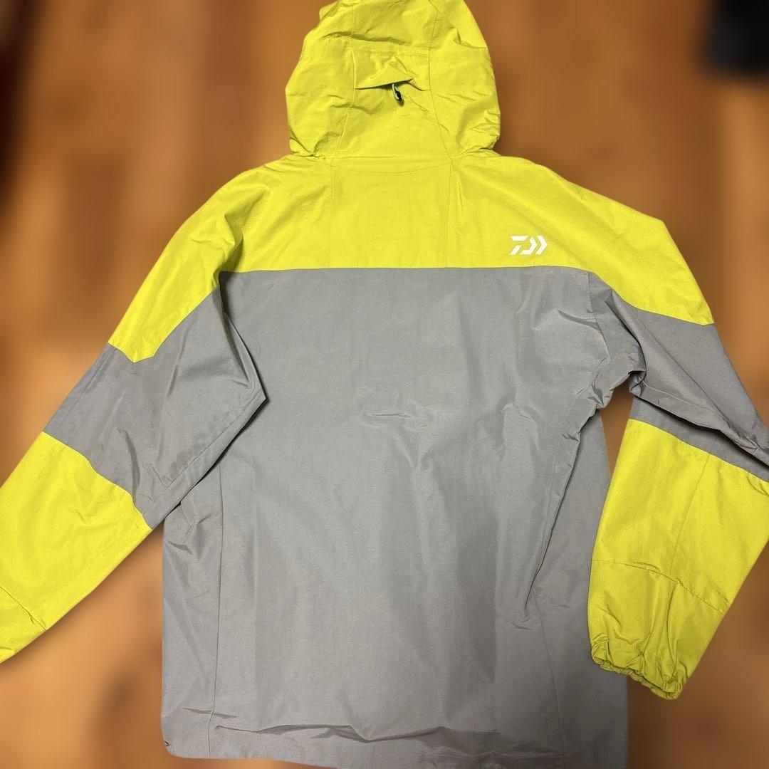 新品　Daiwa DR-3723 イエロー×グレー GYネットレインスーツ