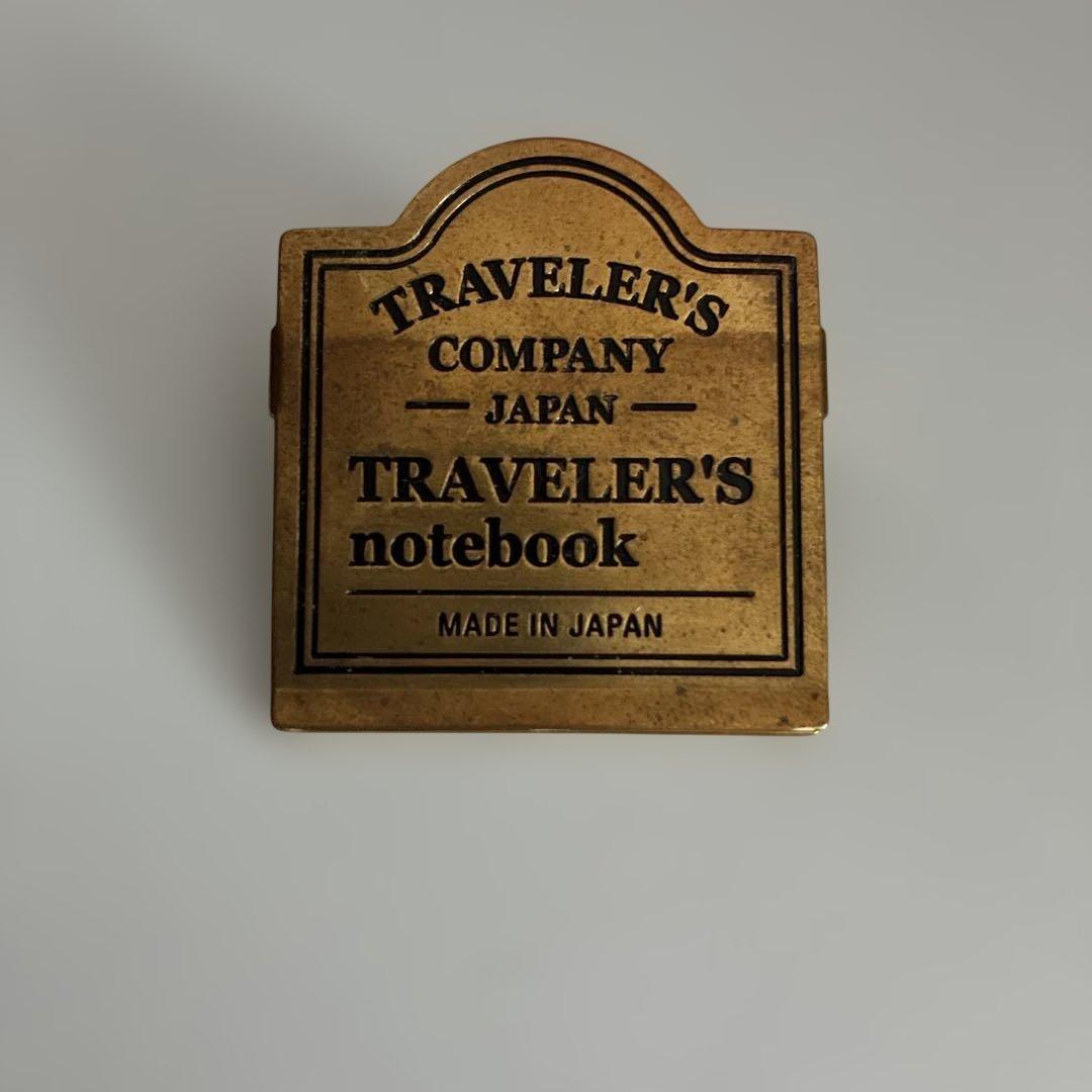 トラベラーズノートTOKYO EDITION黒 リフィル・ブラスチャームクリップ