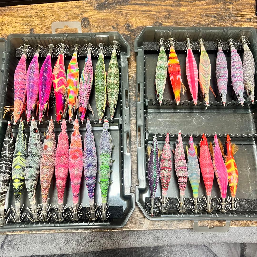 エギ 34個セット ケース付き パタパタ　DUEL