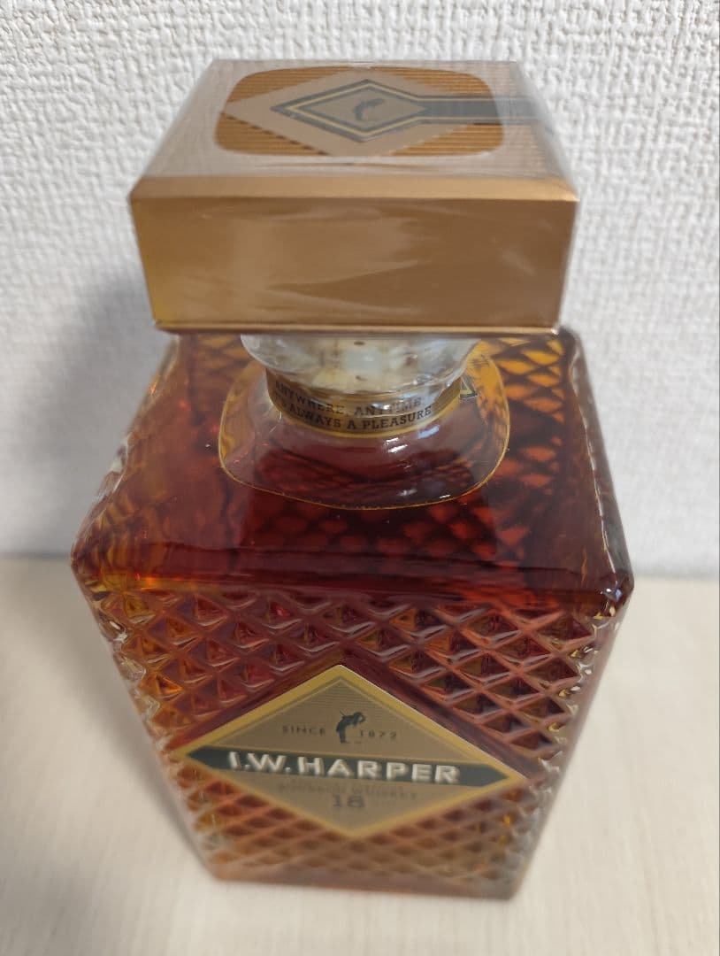 【日本終売品】I.W.ハーパー15年ケンタッキーバーボン（未開封）