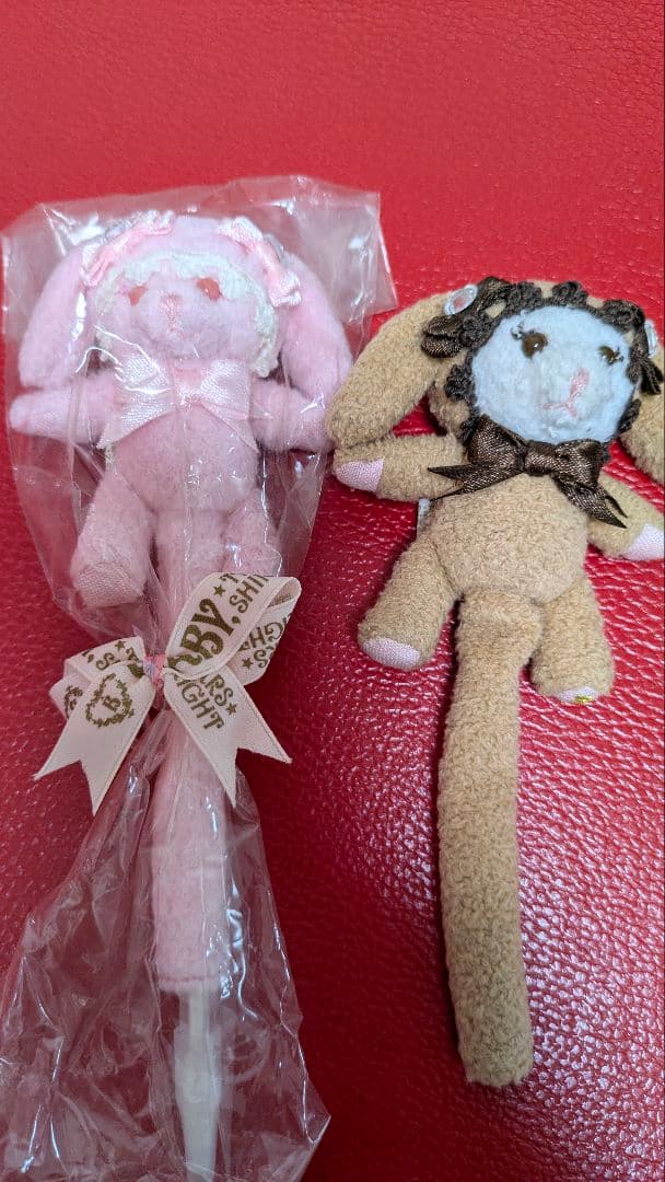 ☆新品未使用☆　ベイビー　うさくみゃピンク 茶(おまけ) ボールペン