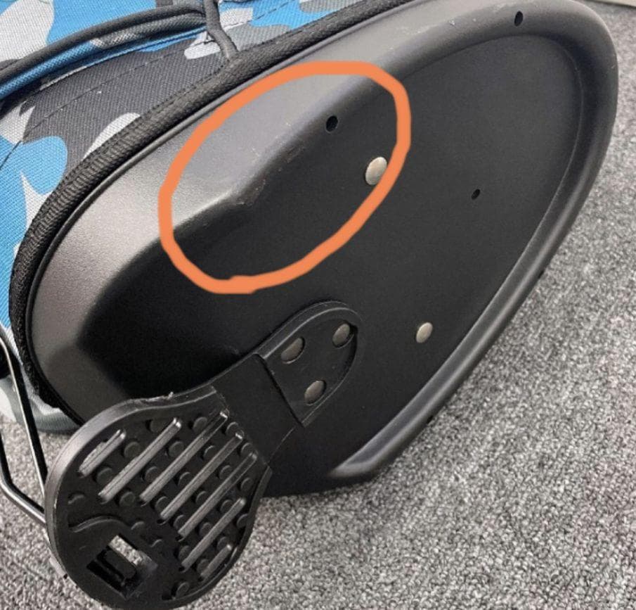 bear1265PYKES PEAK スタンド式キャディバッグカモブルー