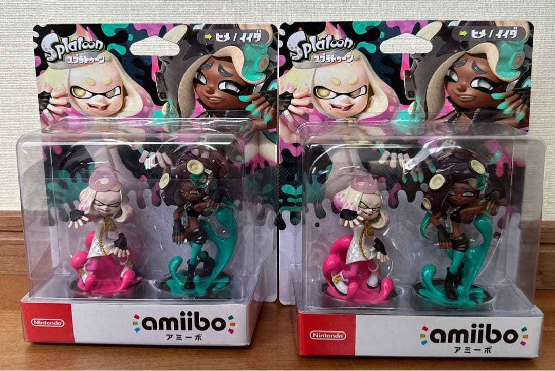 Splatoon amiibo フィギュア ヒメイイダ2体セット✖️2