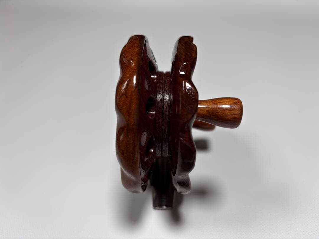 木製タイコリール（大倉屋　花梨 FPR-25スタンド）