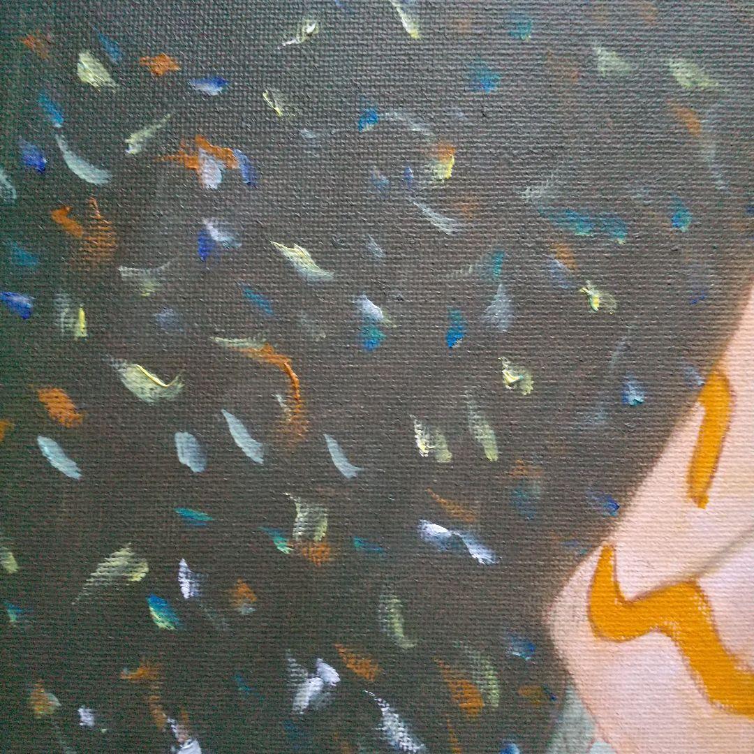 「どこ行くの？」人物画#18 油彩画 6号 F6 油絵