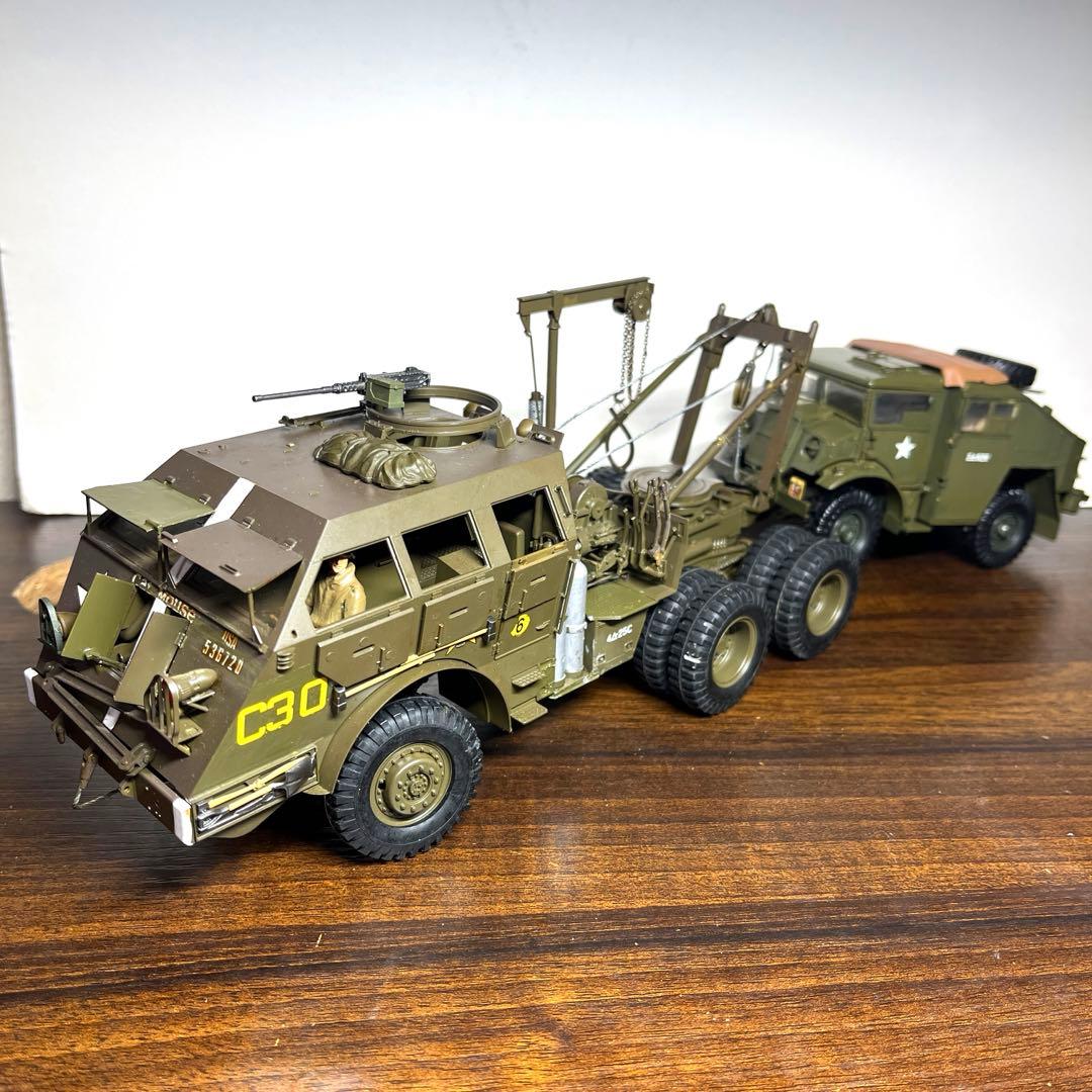1/35 アメリカ軍　M25 戦車運搬車　クォードガントラクター
