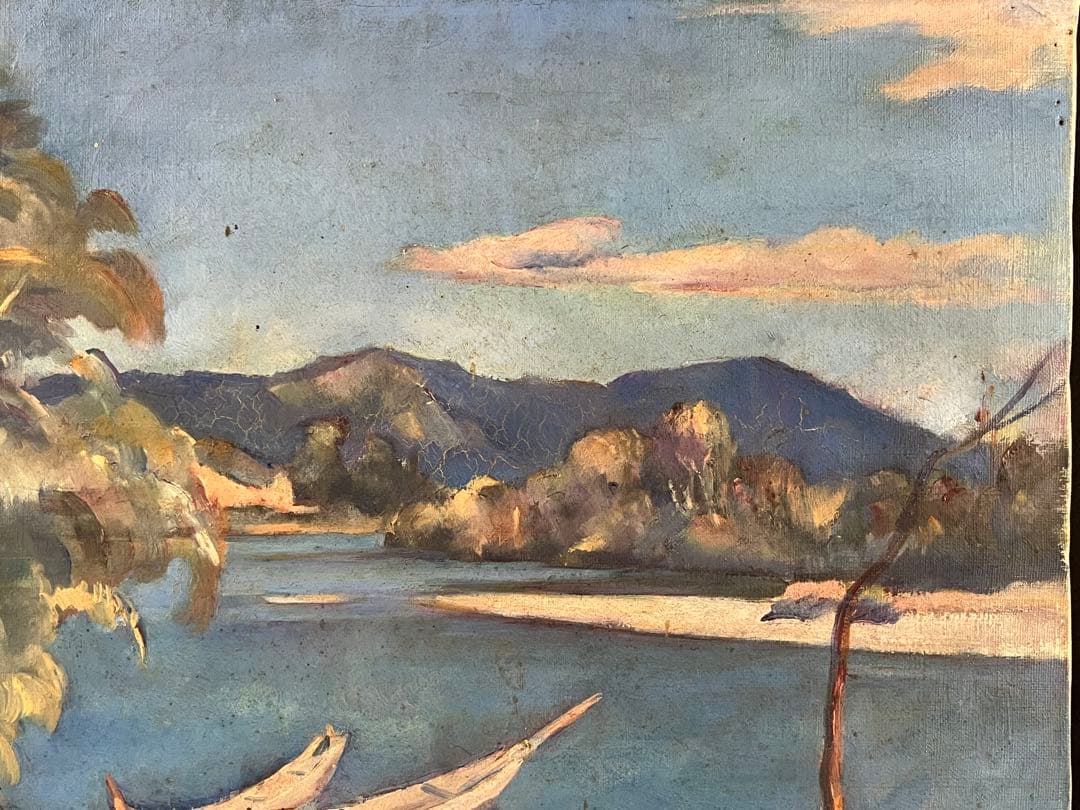 権藤種男 油彩 風景画 洋画家 帝展特選 物故巨匠