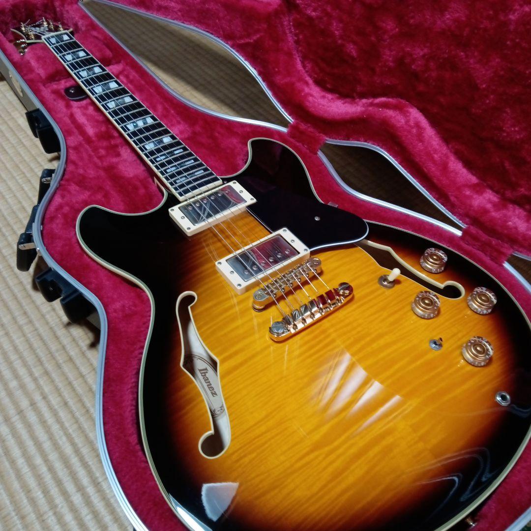 サンバースト エレキギター ハムバッカー