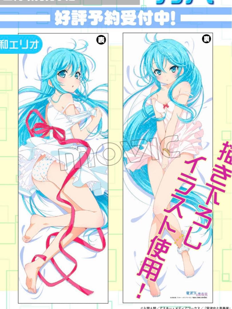 電波女と青春男　エリオ抱き枕カバー