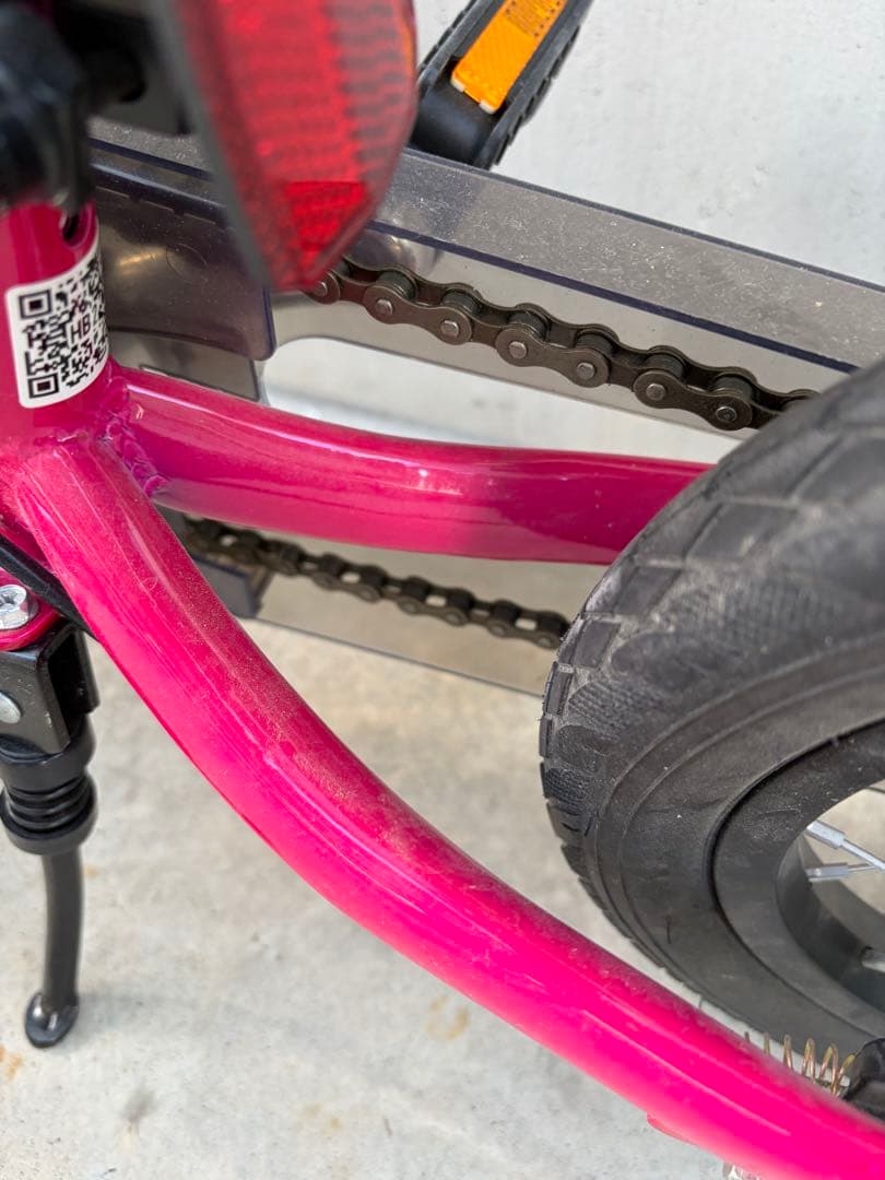 【中古】へんしんバイク2 12インチ ピンク