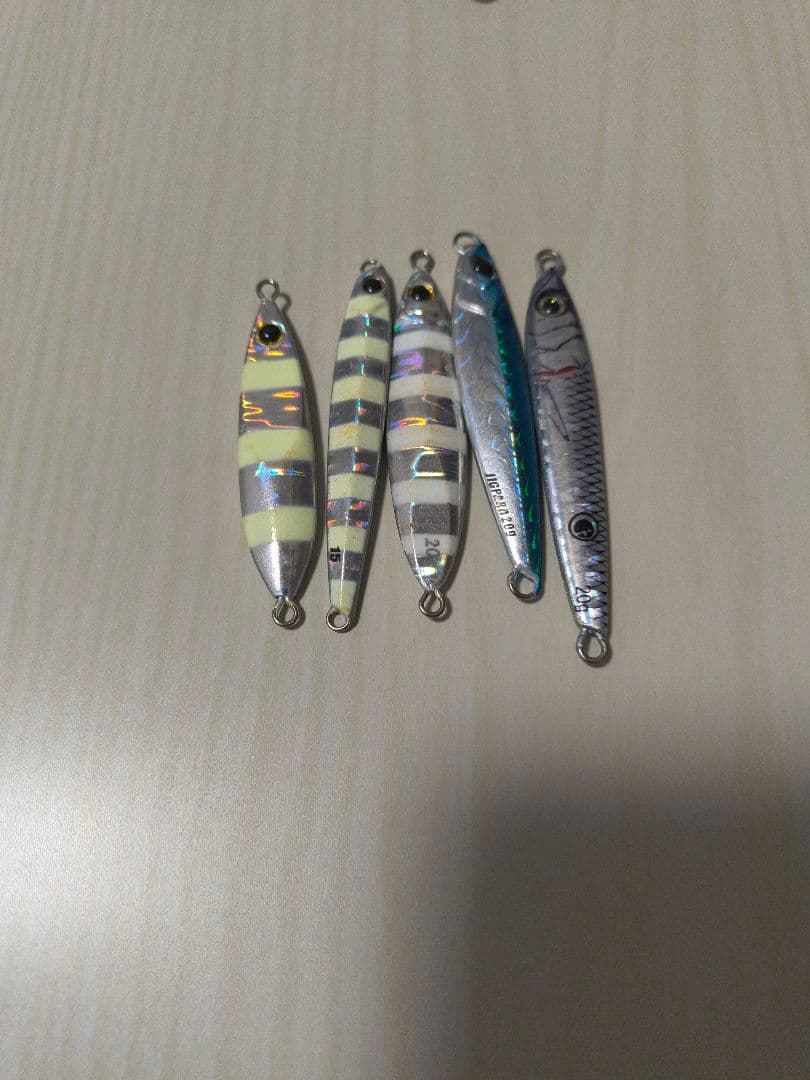 メタルジグ SLJセット 15g〜80g 46本セット 中古品