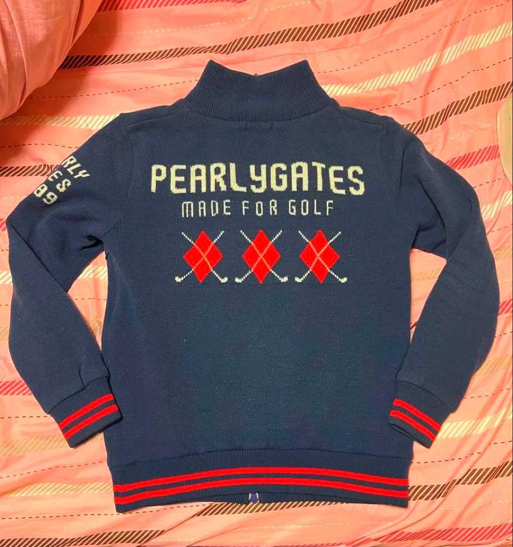 パーリーゲイツ ダブルジップアップ セーター サイズ4