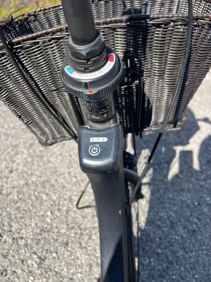 449 Panasonic 電動アシスト自転車 20インチ 8AH 充電器付