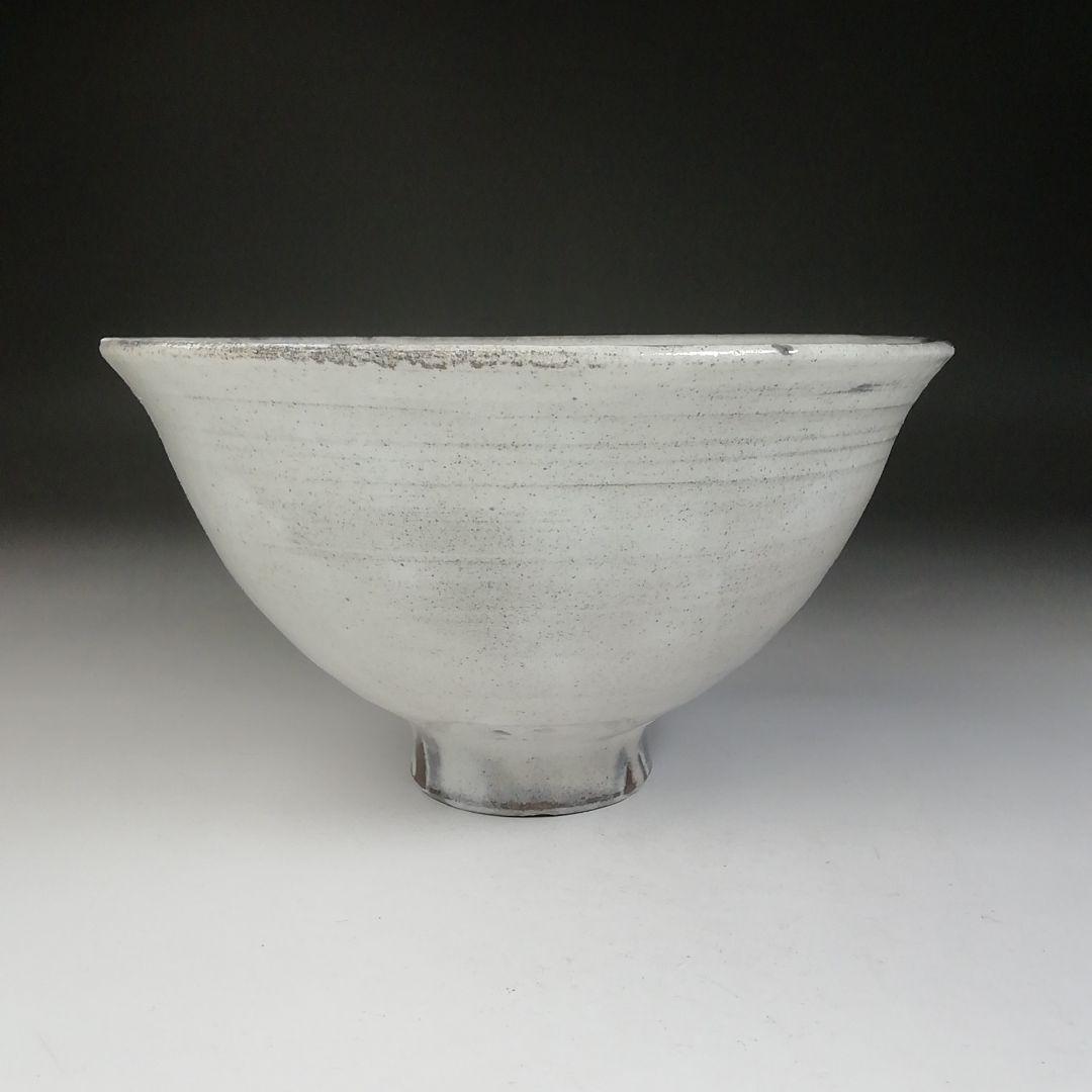 Ｔ７１３　茶碗　『粉引茶碗』『武さし乃窯 造』　共箱　抹茶碗　茶道具