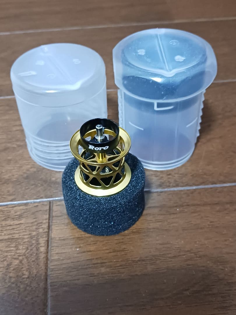 【新品】Roro スプール ブラック AX-22 渓流 ベイト