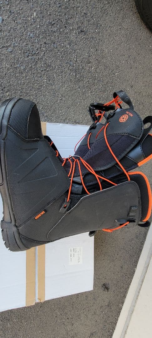 Salomon スノーボードブーツ ブラック/オレンジ26cm