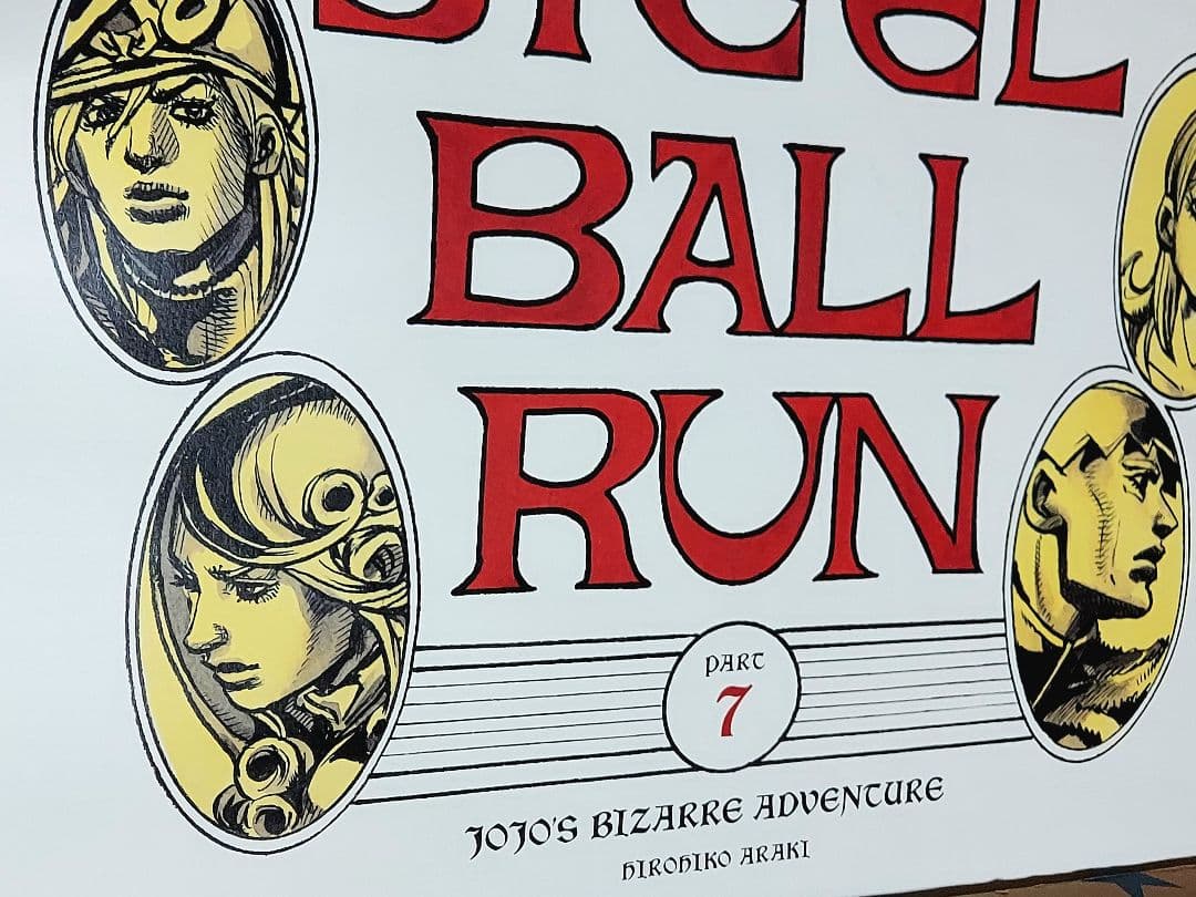 ジョジョの奇妙な冒険 ジョジョ展 ポスター スティール・ボール・ラン B2