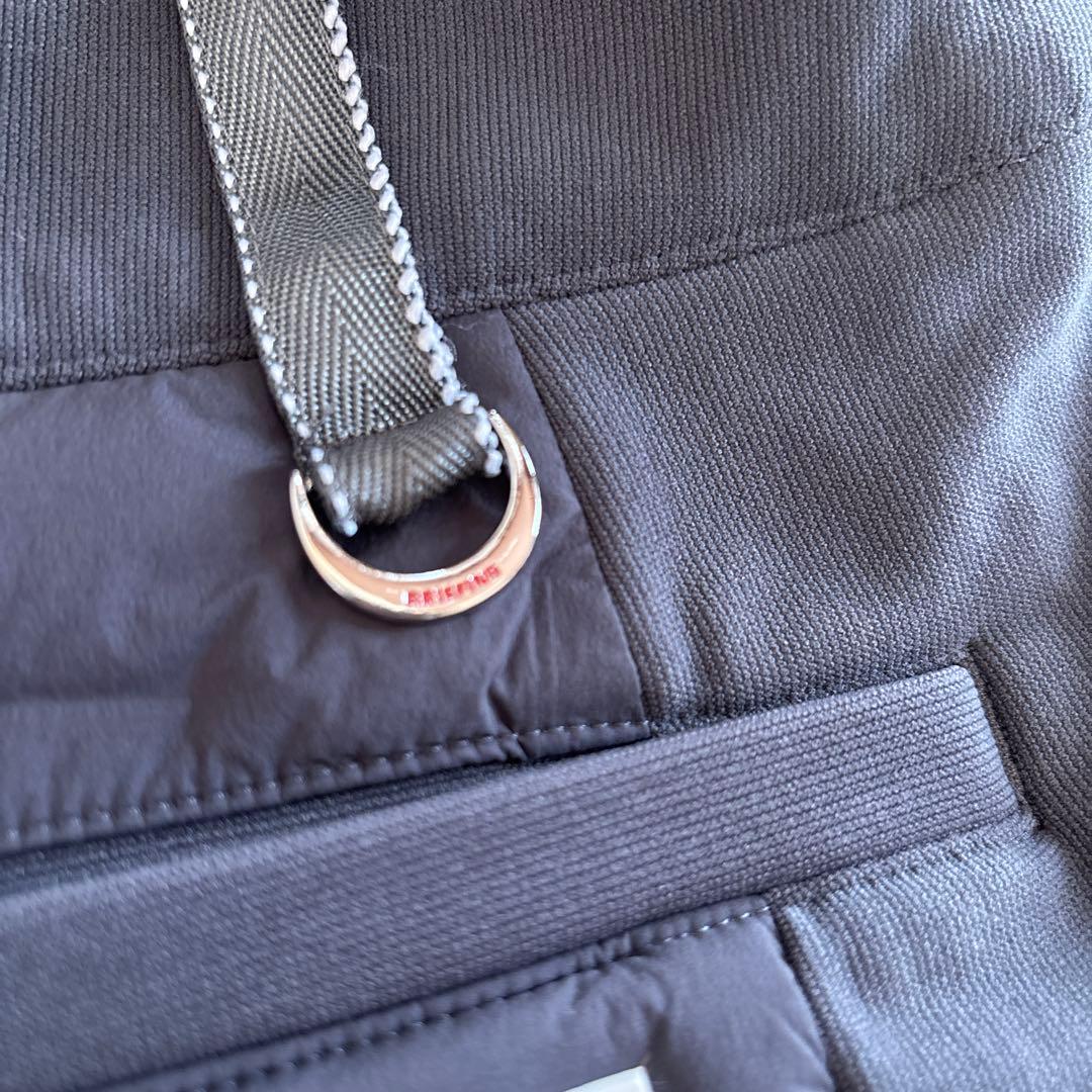 ブリーフィング　ハイブリッドダウンスカート　XS グレー　ホワイトロゴ　未使用