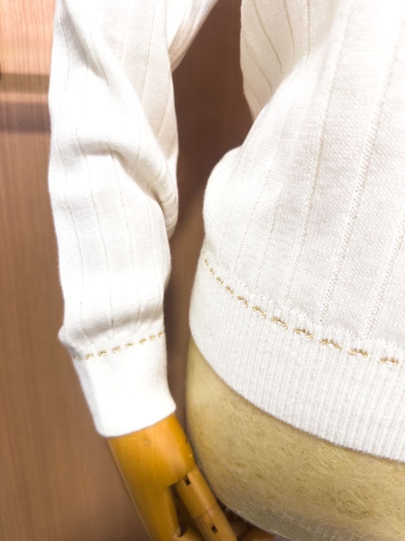 ３点セット【新品】キャロウェイ ホワイト フリース ニット スカート ハイネック